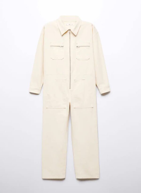 Denim zipper jumpsuit - Image 5