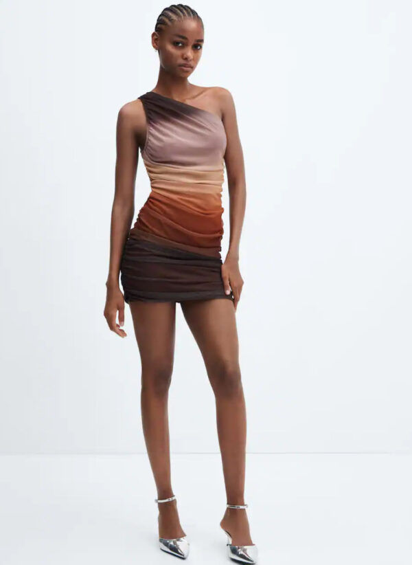 Gradient draped dress - Image 3