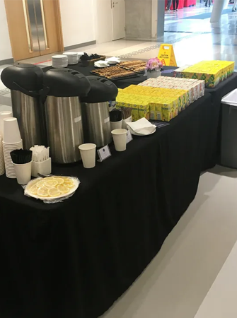 長枱連枱布 (黑/白)